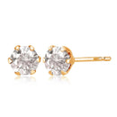 一粒ダイヤモンド ピアス レディース 計 0.3ct Pt900 プラチナ ピアス 4月誕生石