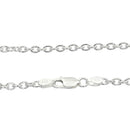 シアーズ あずき チェーン ネックレス シルバー sv 925 幅 2.8mm