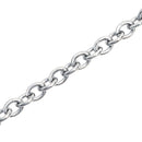 ネックレス チェーン チェーンのみ 長さ 45/50/55/60cm ステンレス メンズ レディース あずき 幅 約3.7mm サージカルステンレス SUS316L scls100