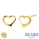 ピアス レディース K10 スタッドピアス ハート 10金 ゴールド se105-0004-yg