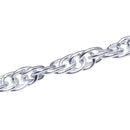 シルバー チェーン ネックレス ロープチェーン 幅 1.3mm 長さ 40/45/50/55/60cm sr25