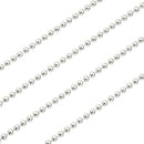 シアーズ ボール チェーン ネックレス シルバー sv 925 幅 2.5mm