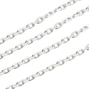 シアーズ あずき 4面カット チェーン ネックレス シルバー sv 925 幅 3.2mm