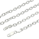 シアーズ あずき チェーン ネックレス シルバー sv 925 幅 4.5mm