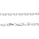シアーズ あずき 4面カット チェーン ネックレス シルバー sv 925 幅 4.8mm