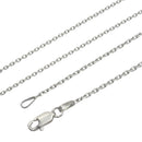 シアーズ あずき 4面カット チェーン ネックレス シルバー sv 925 幅 1.6mm
