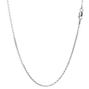 シアーズ あずき 4面カット チェーン ネックレス シルバー sv 925 幅 1.6mm