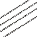 シアーズ あずき 燻し チェーン ネックレス シルバー sv 925 幅 2.3mm