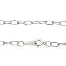 シアーズ 長あずき チェーン ネックレス シルバー sv 925 幅 3.2mm