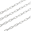 シアーズ 長あずき チェーン ネックレス シルバー sv 925 幅 3.2mm