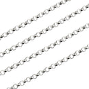 シアーズ ロール チェーン ネックレス シルバー sv 925 幅 2.7mm