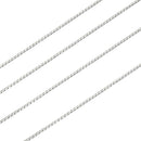 シアーズ 角甲丸 チェーン ネックレス シルバー sv 925 幅 1.2mm