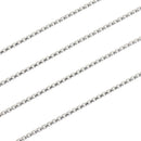 シアーズ 角甲丸 チェーン ネックレス シルバー sv 925 幅 1.6mm