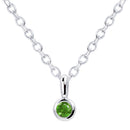 ネックレス レディース 一粒 フクリン 誕生石 ネックレス ダイヤモンド 誕生日 女性 13930-s