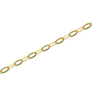 あずきチェーン K18 18金 ゴールドチェーン フラット アズキ 小豆 ネックレス チェーン 1.04mm 40cm 20027801054