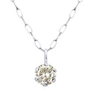 ダイヤモンド ネックレス 一粒 0.1カラット K10 ゴールド シャンパンダイヤ 61355