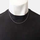 シルバー チェーン ネックレス あずきチェーン 40cm/45cm/50cm/55cm/60cm cl25