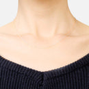 シルバー チェーン ネックレス あずきチェーン 40cm/45cm/50cm/55cm/60cm cl25