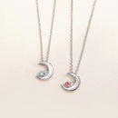 ネックレス レディース 月 ダイヤモンド 12誕生石 クレッセントムーン ネックレス e-1625