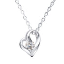 ネックレス レディース オープンハート 誕生石 ネックレス e-1658