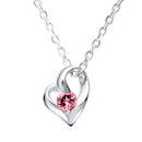 ネックレス レディース オープンハート 誕生石 ネックレス e-1658