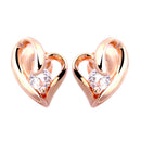 ピアス レディース キュービックジルコニア 一粒 ハート オープンハート 大粒 CZ e6127-pp