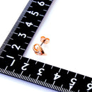 ピアス レディース キュービックジルコニア 一粒 ハート オープンハート 大粒 CZ e6127-pp