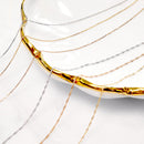 18金 チェーン K18 ゴールド  WG PG YG あずきチェーン スクリューチェーン 40cm k18c-3c-a1