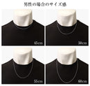 シルバー チェーン ネックレス ロープチェーン 長さ 40/45/50/55/60cm r-18