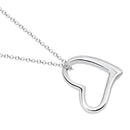 ネックレス レディース オープンハート p1520-1