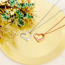 ネックレス レディース オープンハート p1520-1