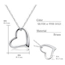 ネックレス レディース テディベア 付き オープンハート p1520-1-tdt-01