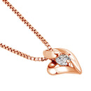 ネックレス レディース キュービックジルコニア 一粒 ハート チェーン オープンハート 大粒 CZ p6127-pp