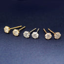 ダイヤモンドピアス 一粒ダイヤ 計 0.3ct Pt900 プラチナ ピアス K18YG K18PG p7844a-whpt