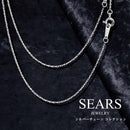 シルバー チェーン ネックレス ロープチェーン 長さ 40/45/50/55/60cm r-18