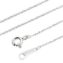 シルバー チェーン ネックレス ロープチェーン 長さ 40/45/50/55/60cm r-18