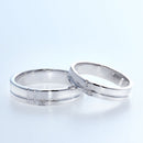 ペアリング 指輪 ダイヤモンド シルバー925 カップル マリッジリング 結婚指輪 sv-r-s-127ml