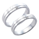 ペアリング 指輪 ダイヤモンド シルバー925 カップル マリッジリング 結婚指輪 sv-r-s-127ml