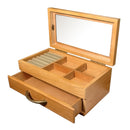 ジュエリーボックス 木製 宝石箱 アクセサリー ネックレス リング ピアス 収納 大容量 s98-0001