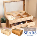 ジュエリーボックス 木製 宝石箱 アクセサリー ネックレス リング ピアス 収納 大容量 s98-0001