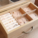 ジュエリーボックス 木製 宝石箱 アクセサリー ネックレス リング ピアス 収納 大容量 s98-0001