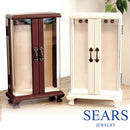 ジュエリーボックス 木製 ネックレススタンド アクセサリー ボックス 宝石箱 収納 大容量