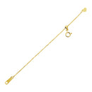 アジャスター ネックレス 10金 K10 ゴールド スライド式 アジャスターパーツ カットあずき ベネチアン 10cm WG or YG or PG saj97-0001