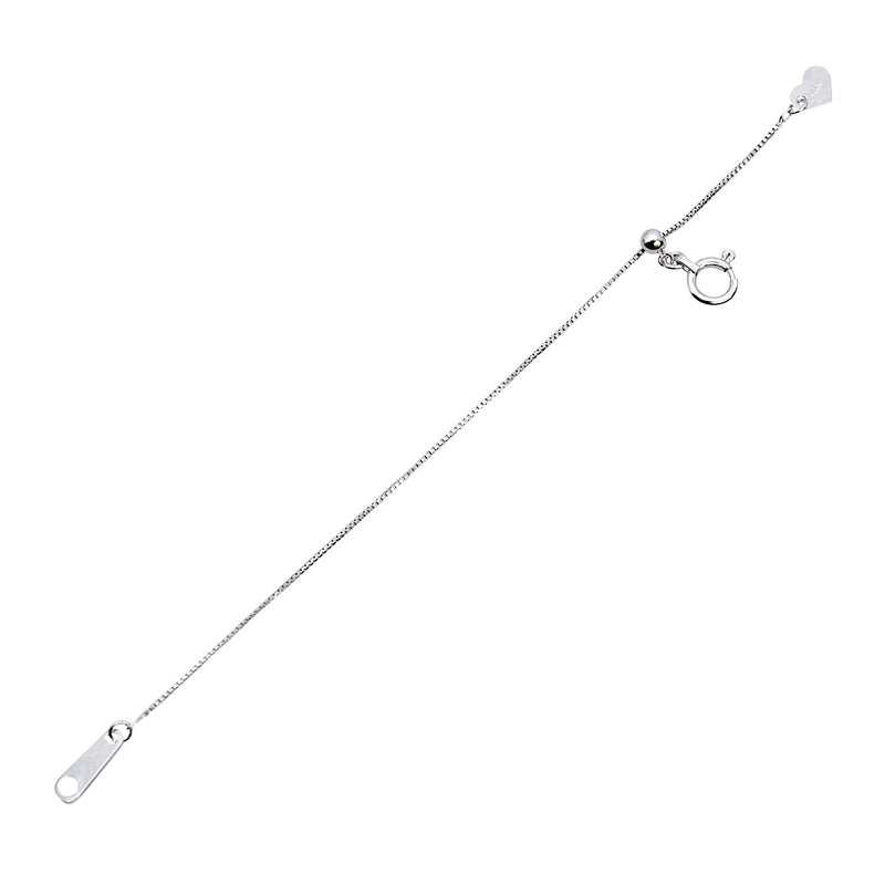 アジャスター ネックレス 10金 K10 ゴールド スライド式 アジャスターパーツ カットあずき ベネチアン 10cm WG or YG or PG saj97-0001