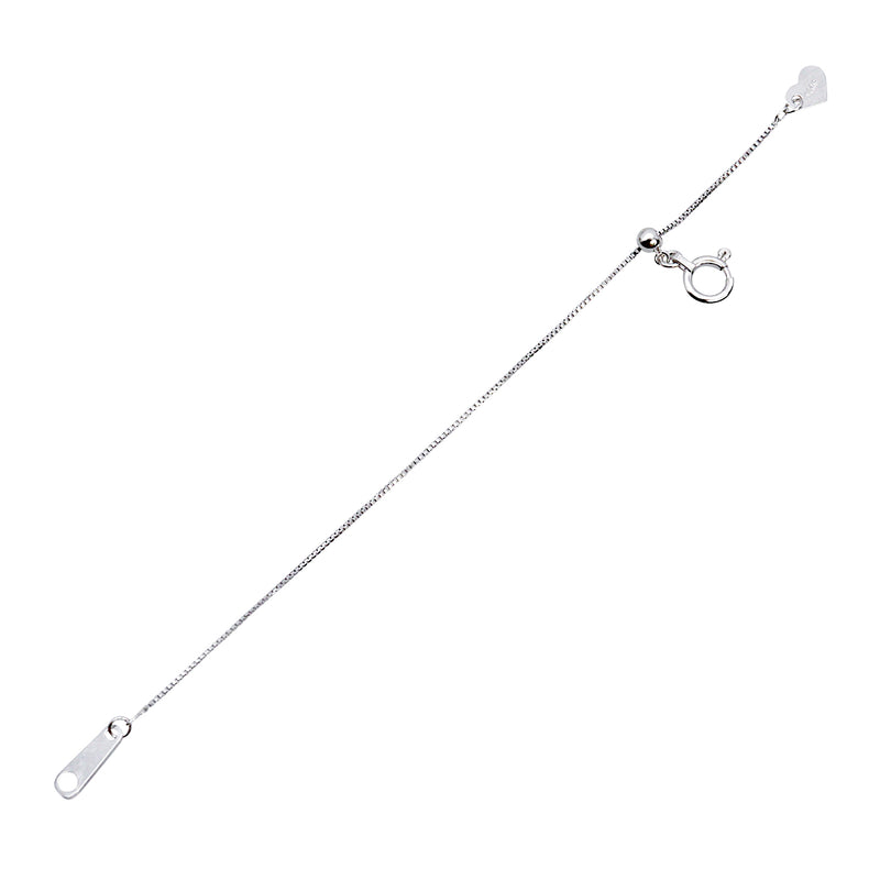 アジャスター ネックレス 10金 K10 ゴールド スライド式 アジャスターパーツ カットあずき ベネチアン 10cm WG or YG or PG saj97-0001