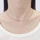 ネックレスチェーン ユニセックス サージカルステンレス 316L あずきチェーン 45cm 40cm 2段階調節可能 メンズ レディース