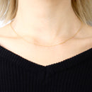 18金 K18 ゴールドチェーン ネックレス あずき 軽量 約1.2mm sc71-0003