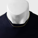 18金 K18 ゴールドチェーン ネックレス あずき 軽量 約1.2mm sc71-0003