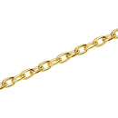 18金 K18 ゴールドチェーン ネックレス あずき 軽量 約1.2mm sc71-0003