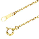 18金 K18 ゴールドチェーン ネックレス あずき 軽量 約1.2mm sc71-0003